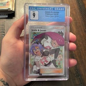 Pokémon TCG Jessie & James Hidden Fates 68/68 Holo Full Art